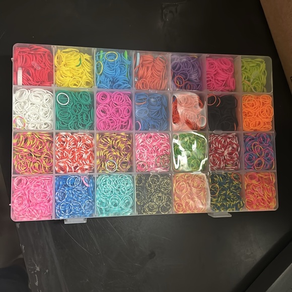 Rubber bracelet set for kids, replacement rubber band set, - Picture 2 of 3